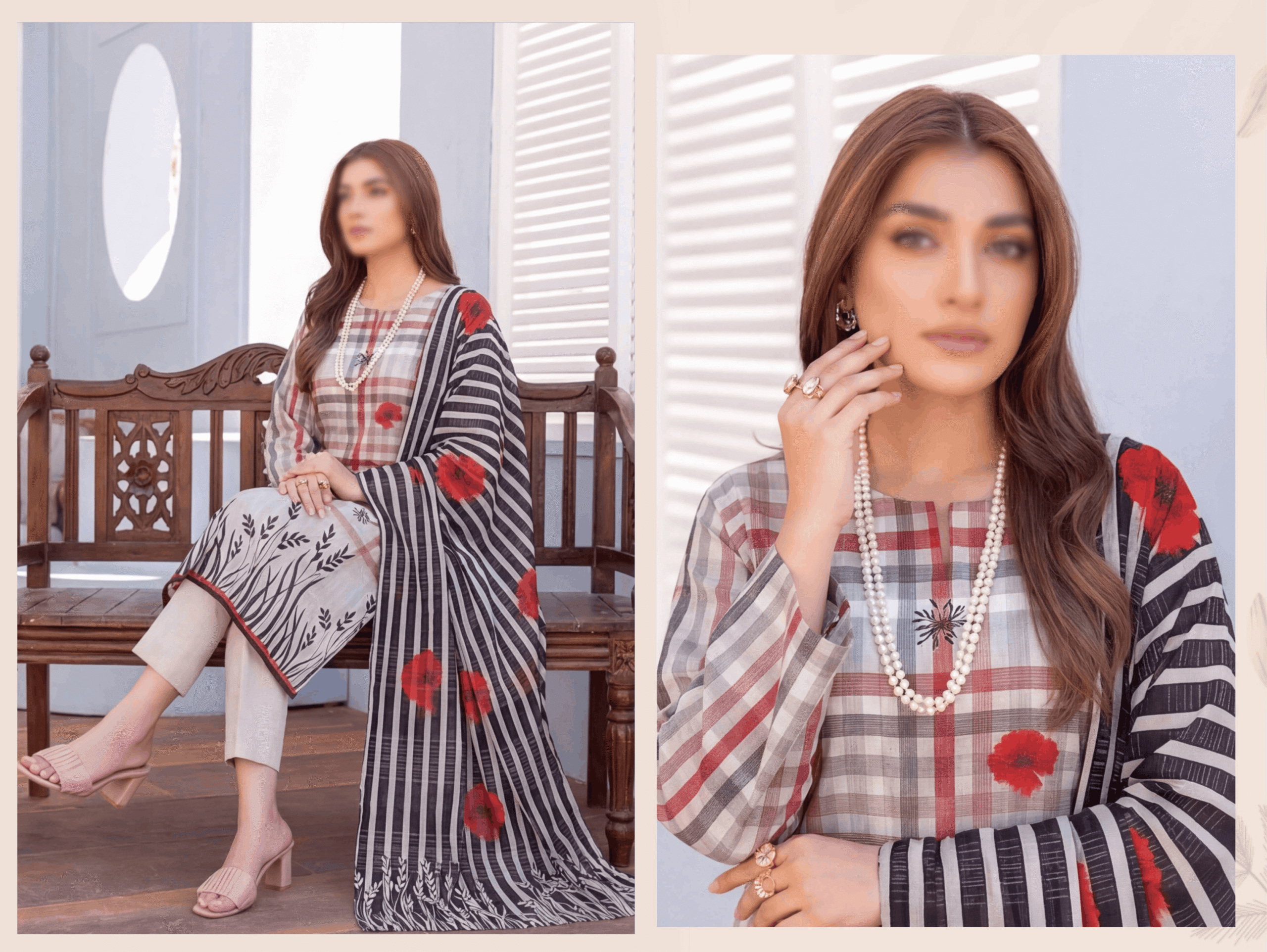 GULNAR By FANTAK Vol 154 – Premium Digital Fancy Slub Lawn 3PC (Summer 2026)