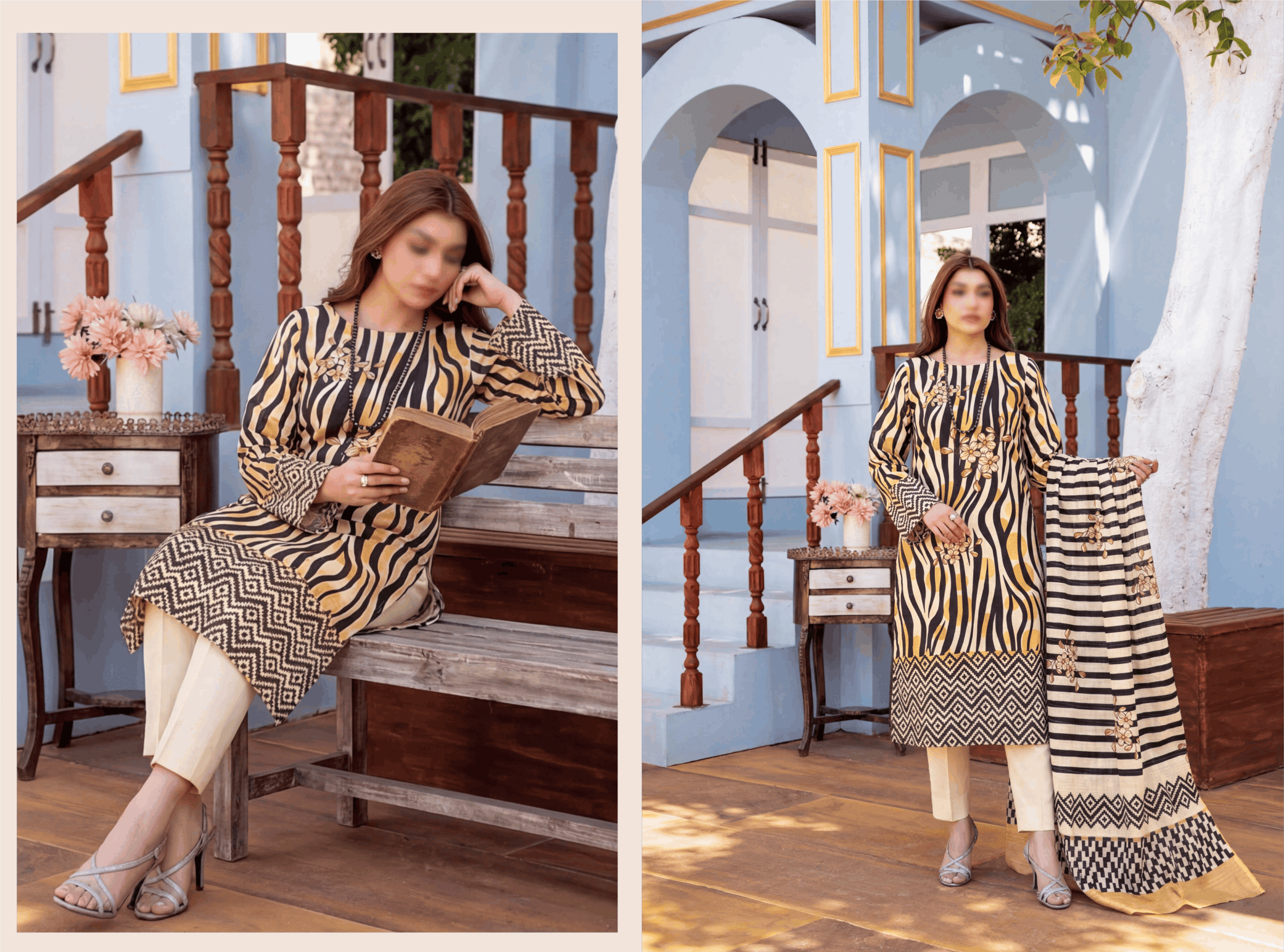 GULNAR By FANTAK Vol 154 – Premium Digital Fancy Slub Lawn 3PC (Summer 2026)