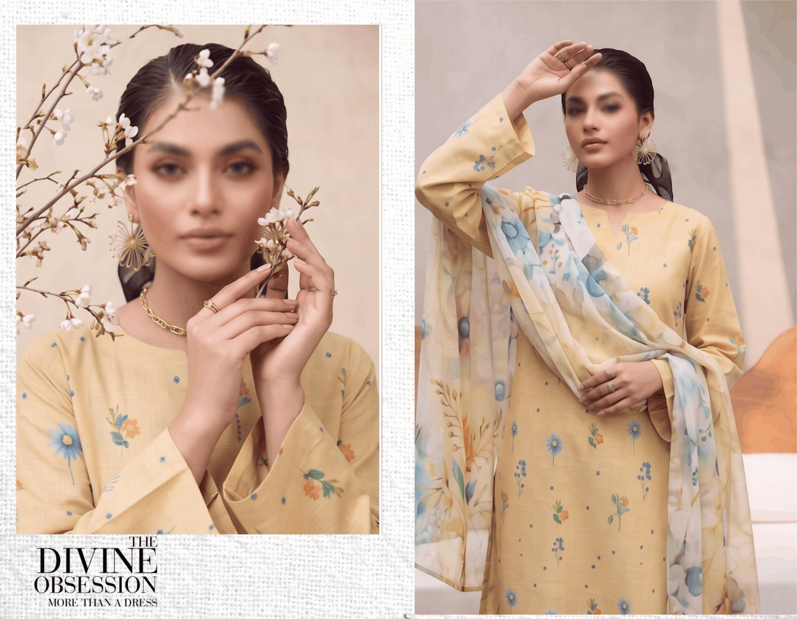 VANYA By FANTAK Vol 175 – Digital Print Slub Lawn 3PC (Summer 2026)