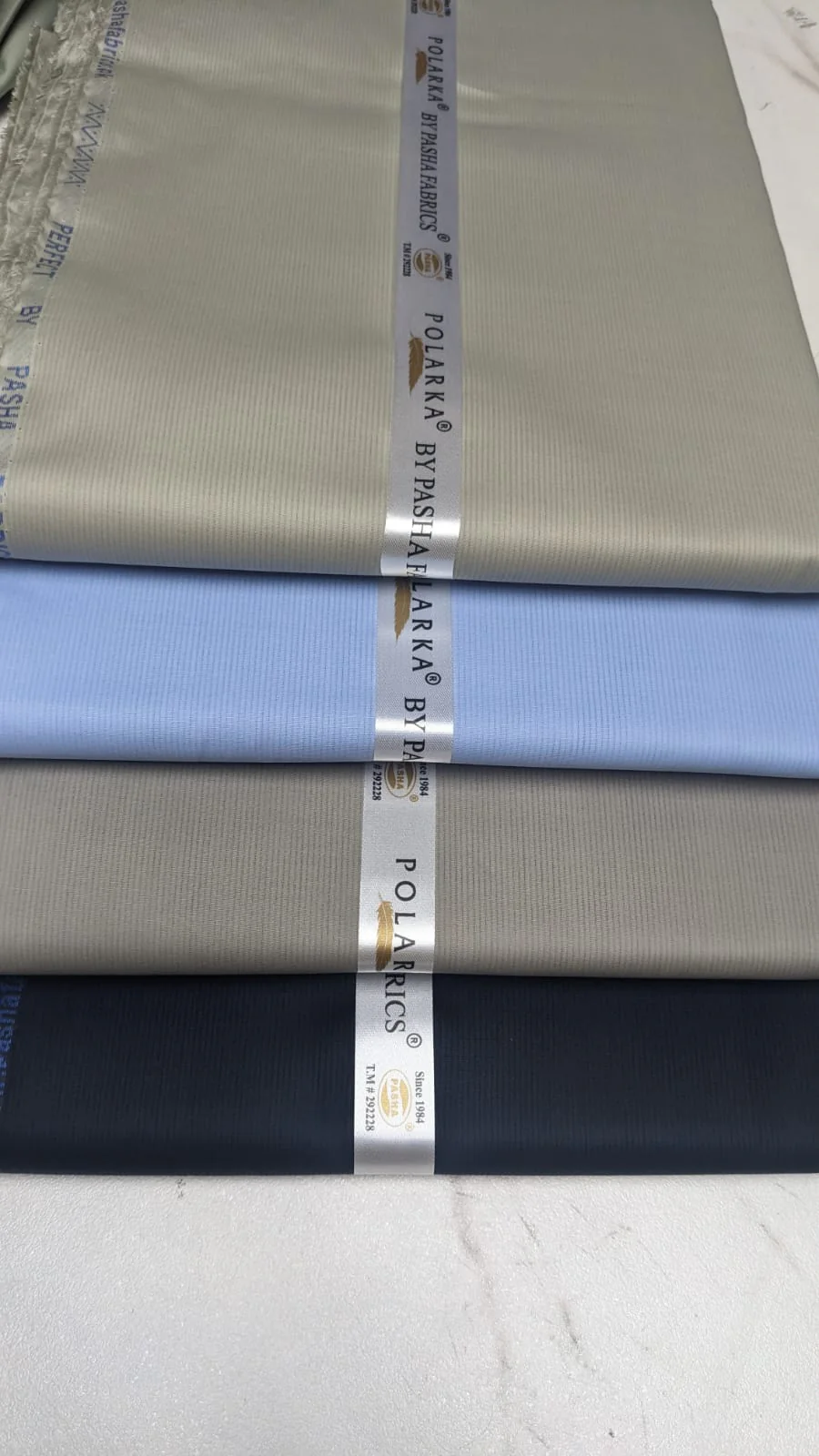 Pasha Perfect Cotton Unstitched Gents Suiting Fabric Gray
